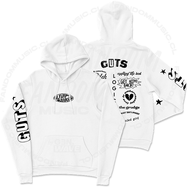 Olivia Rodrigo · Tracklist Guts Hoodie 2