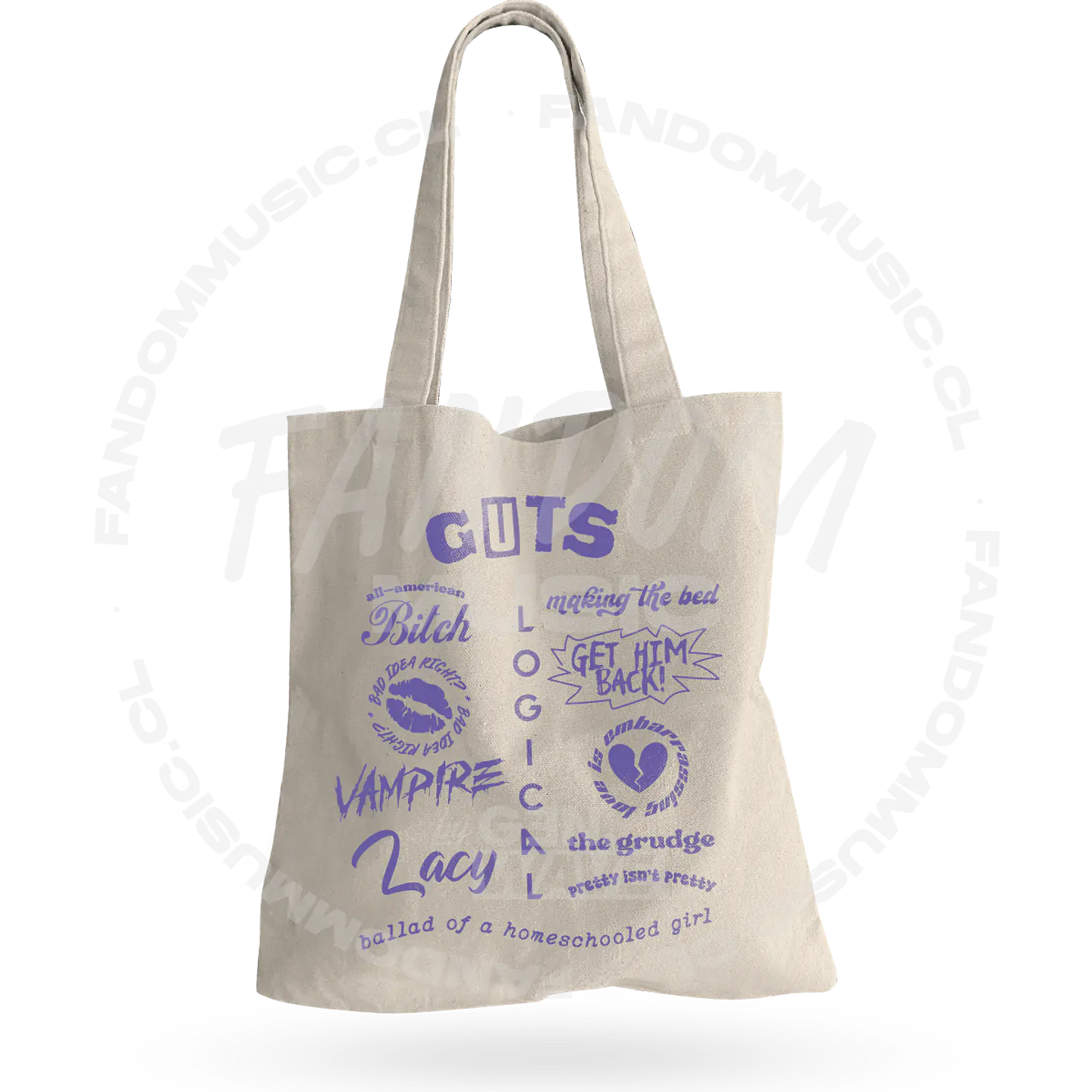 Olivia Rodrigo · Guts Tracklist Totebag 1