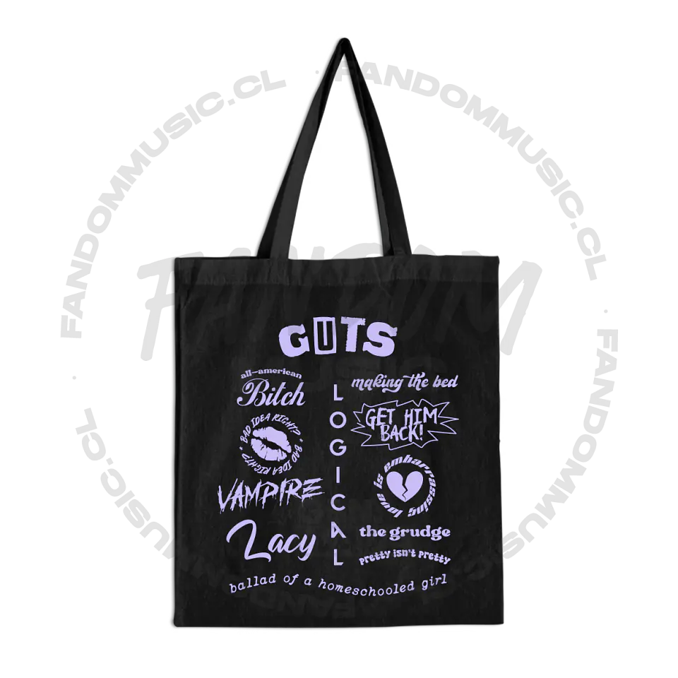 Olivia Rodrigo · Guts Tracklist Totebag 2