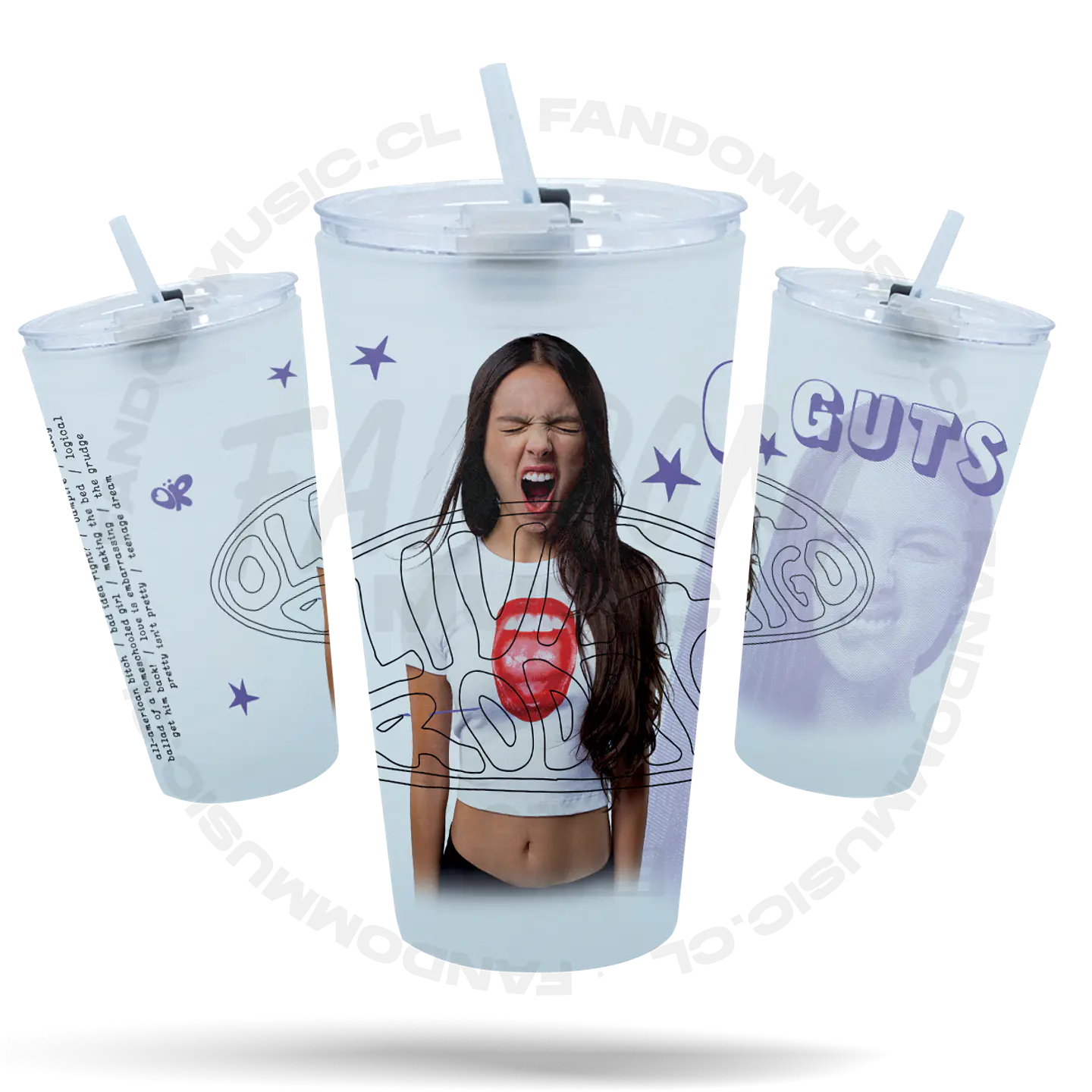 Olivia Rodrigo · Guts Vaso Vidrio Empavonado 1