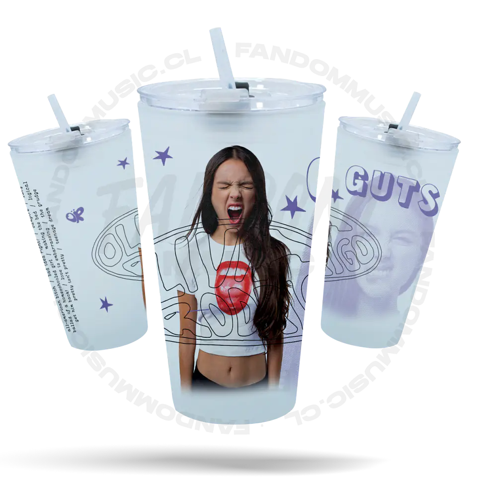Olivia Rodrigo · Guts Vaso Vidrio Empavonado 1