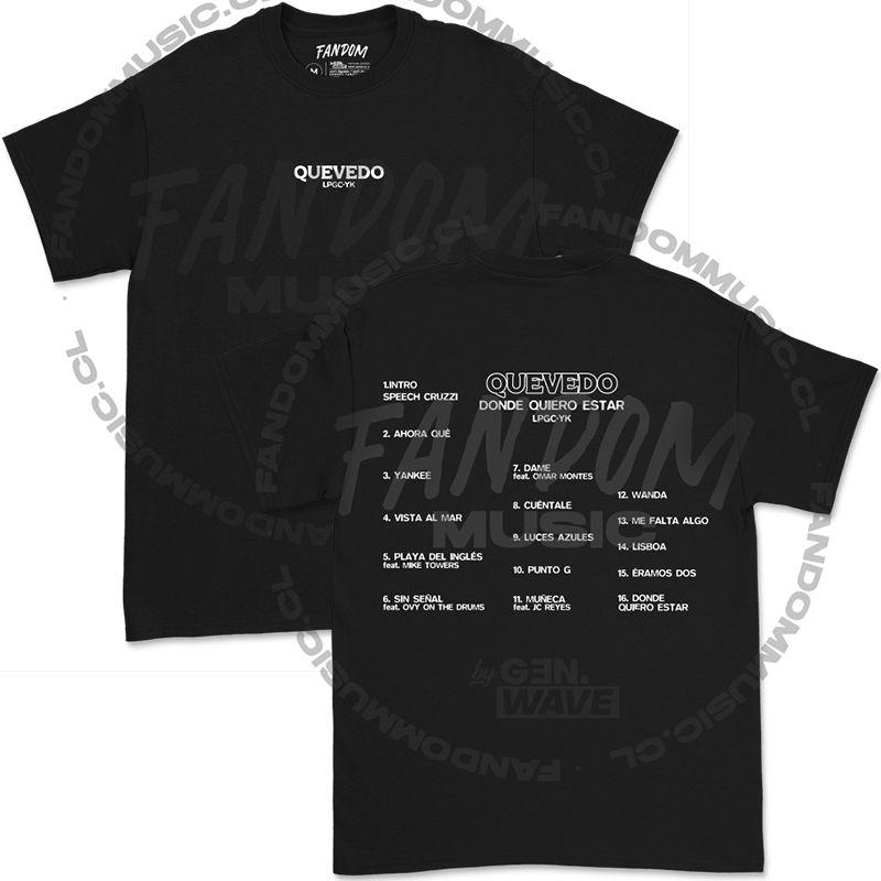 Quevedo · Setlist Polera