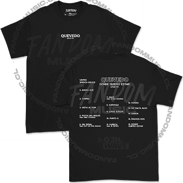 Quevedo · Setlist Polera