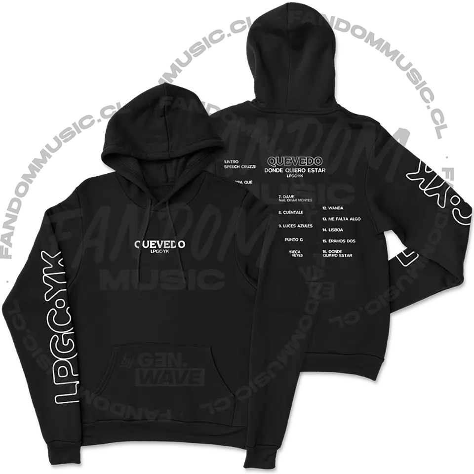 Quevedo · Setlist Hoodie 1