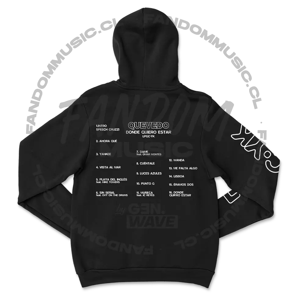 Quevedo · Setlist Hoodie 4