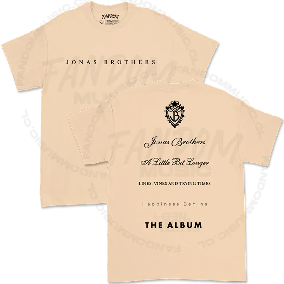 Jonas Brothers · JB Set Álbum Polera 1