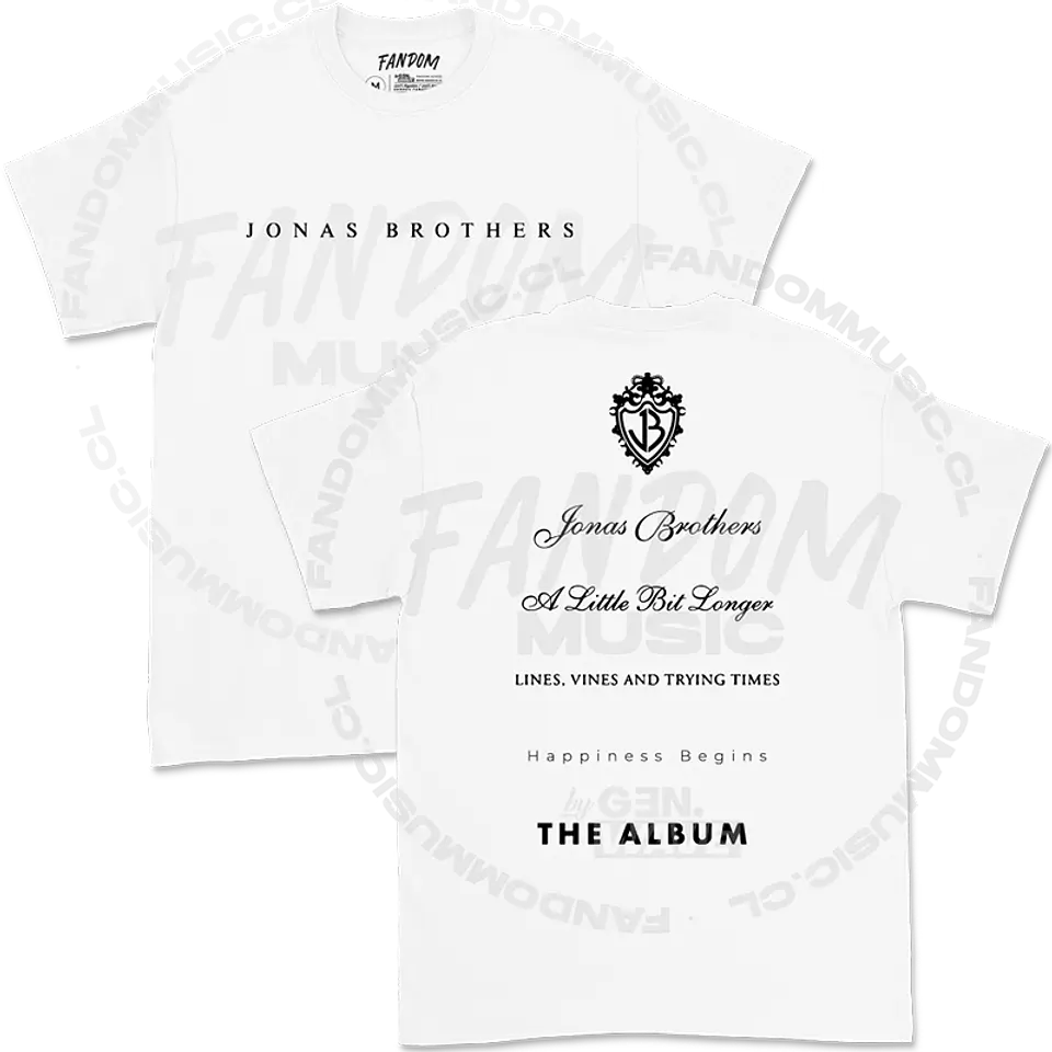 Jonas Brothers · JB Set Álbum Polera 2