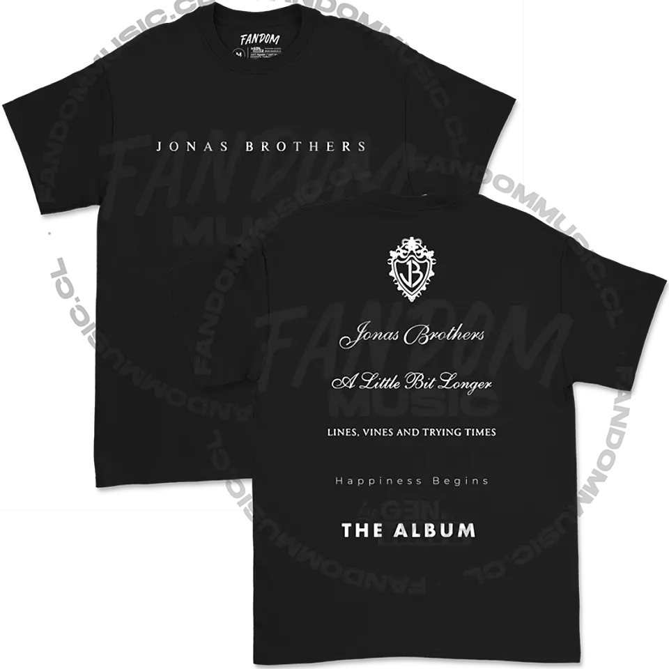 Jonas Brothers · JB Set Álbum Polera 3