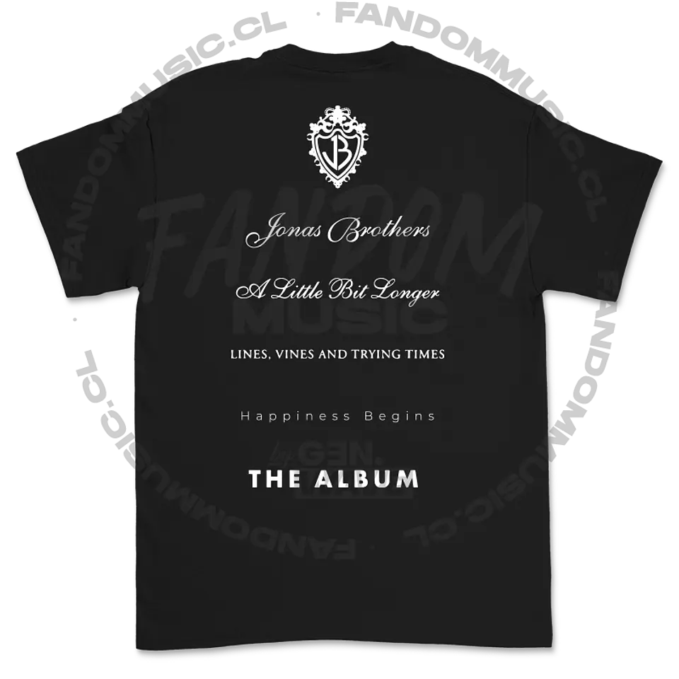 Jonas Brothers · JB Set Álbum Polera 10