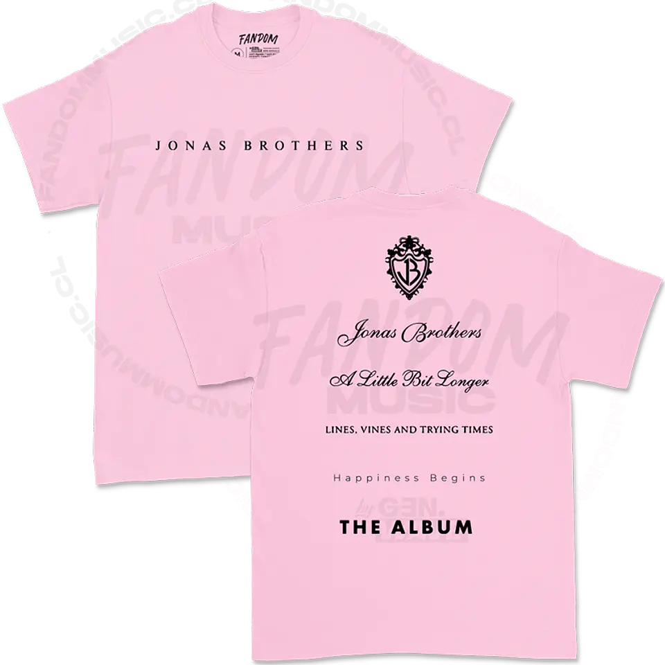 Jonas Brothers · JB Set Álbum Polera 4