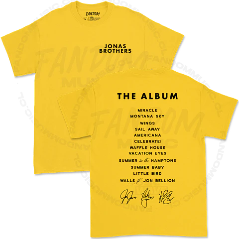 Jonas Brothers · JB Setlist Polera 