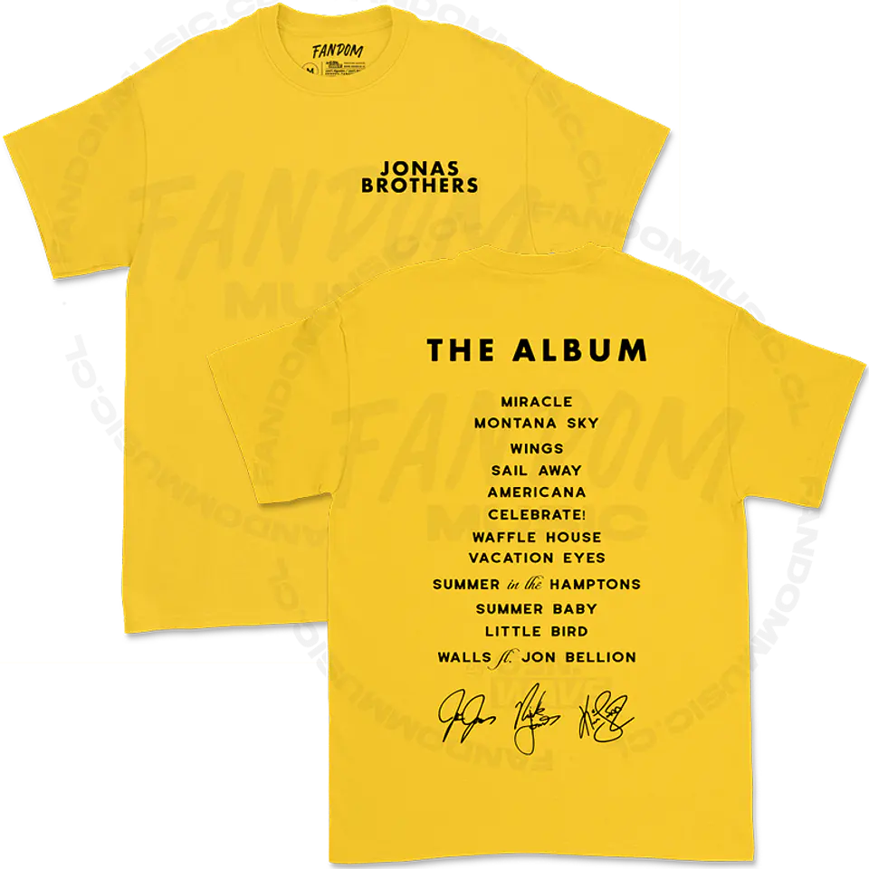 Jonas Brothers · JB Setlist Polera  2