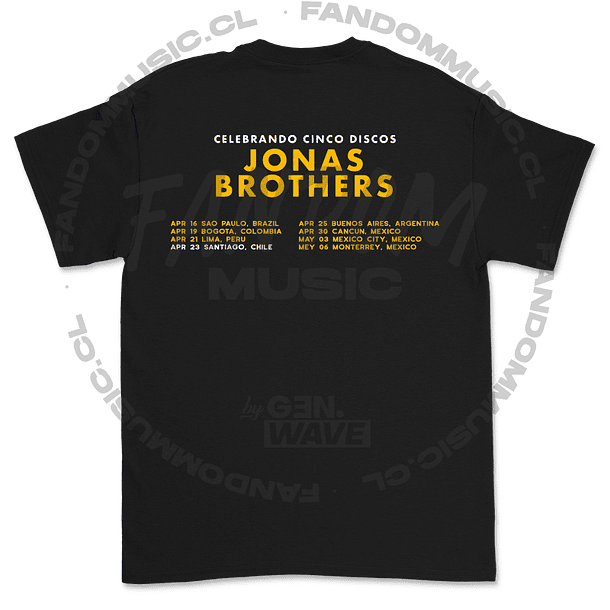 Jonas Brothers · JB Tour Polera 6