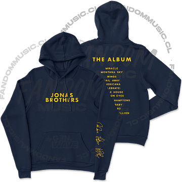 Jonas Brothers · JB Tracklist Hoodie