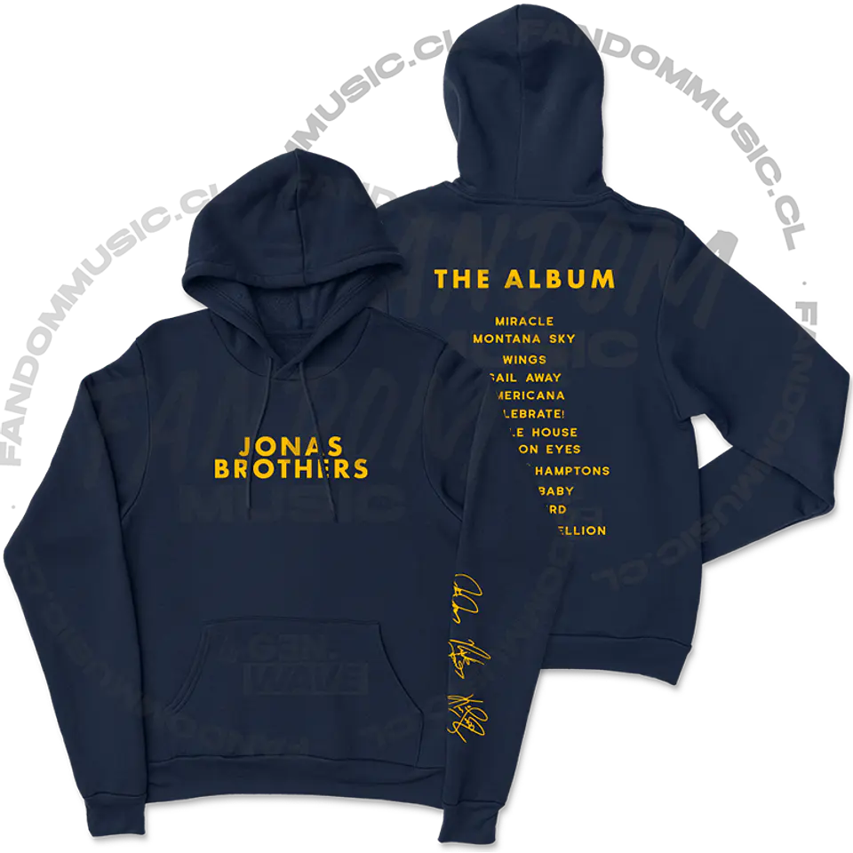 Jonas Brothers · JB Tracklist Hoodie 1