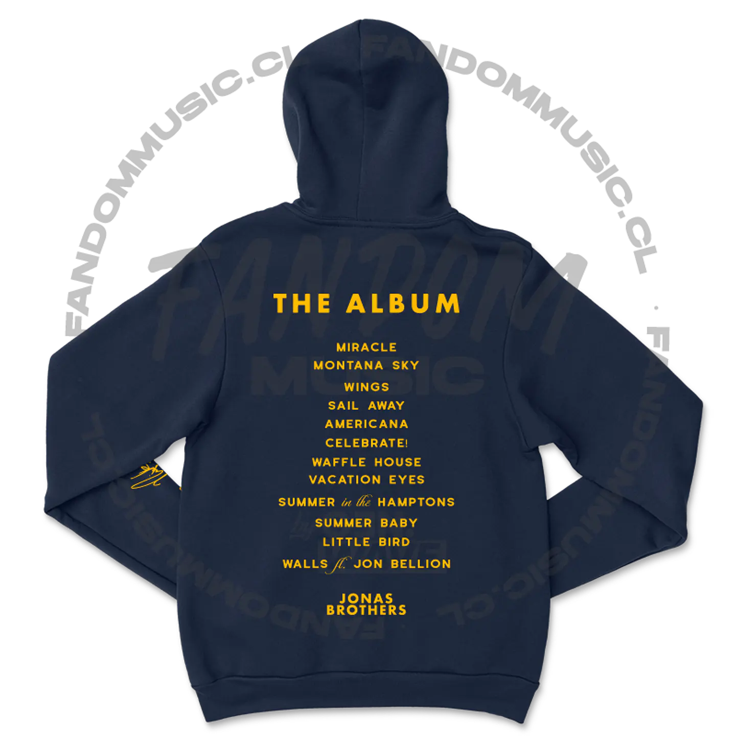 Jonas Brothers · JB Tracklist Hoodie 4