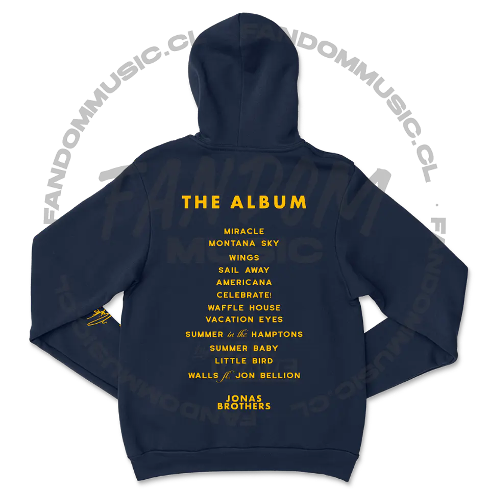 Jonas Brothers · JB Tracklist Hoodie 4