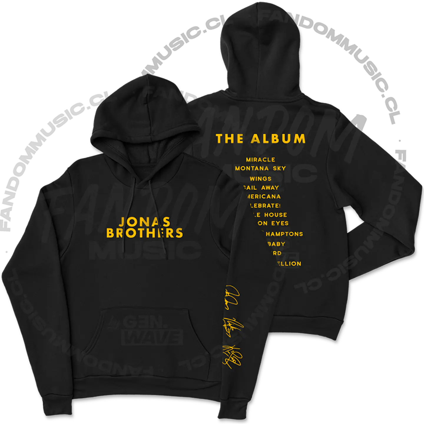 Jonas Brothers · JB Tracklist Hoodie 2