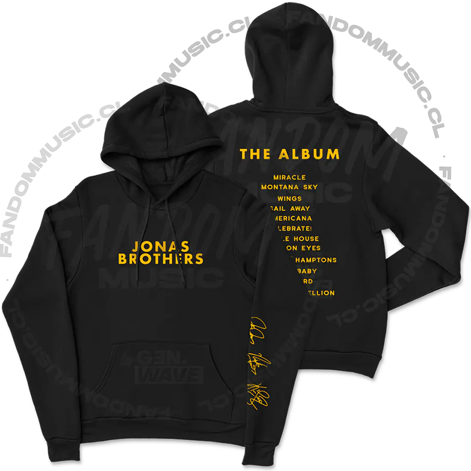 Jonas Brothers · JB Tracklist Hoodie 2