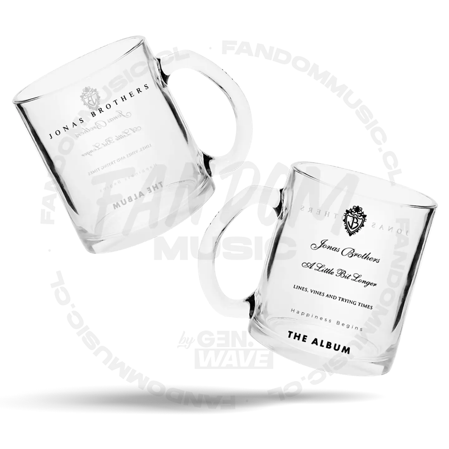 Jonas Brothers · JB Set Album Mug Transparente 1