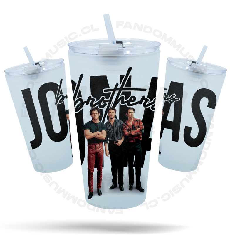 Jonas Brothers · JONAS Vaso Vidrio Empavonado