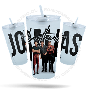 Jonas Brothers · JONAS Vaso Vidrio Empavonado