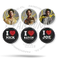 Jonas Brothers · Set 01 de 6 Chapitas - Miniatura 1