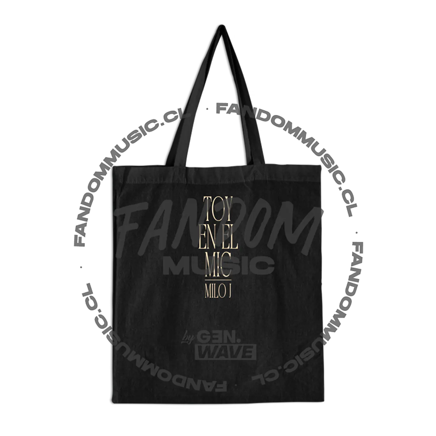Milo J · Toy en el Mic Totebag 1