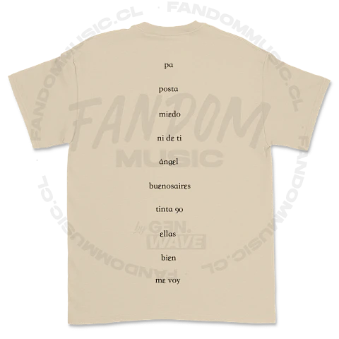 Tini · UMDP Tracklist Polera 