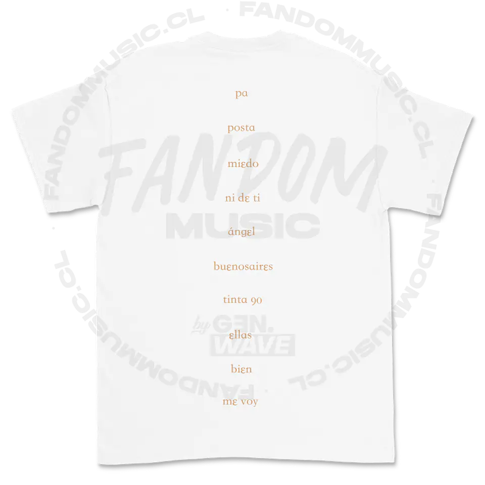 Tini · UMDP Tracklist Polera  5