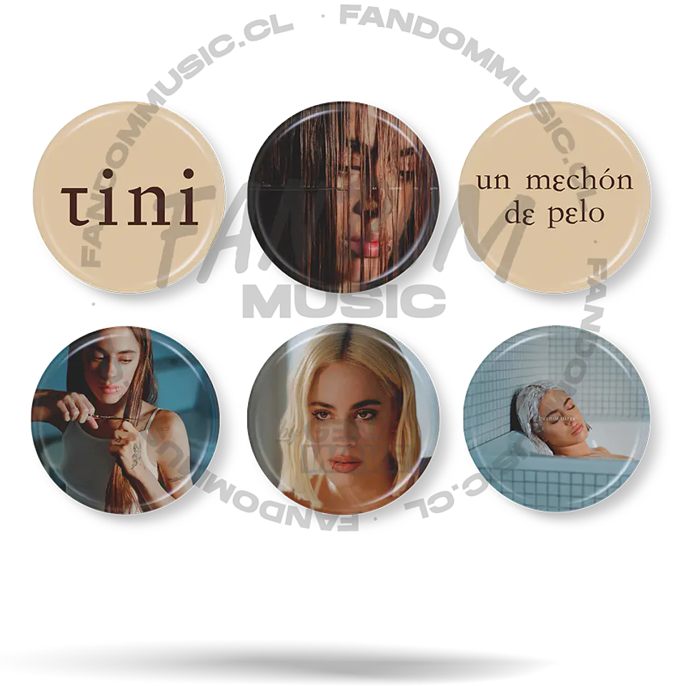 Tini · Set 01 de 6 Chapitas 1