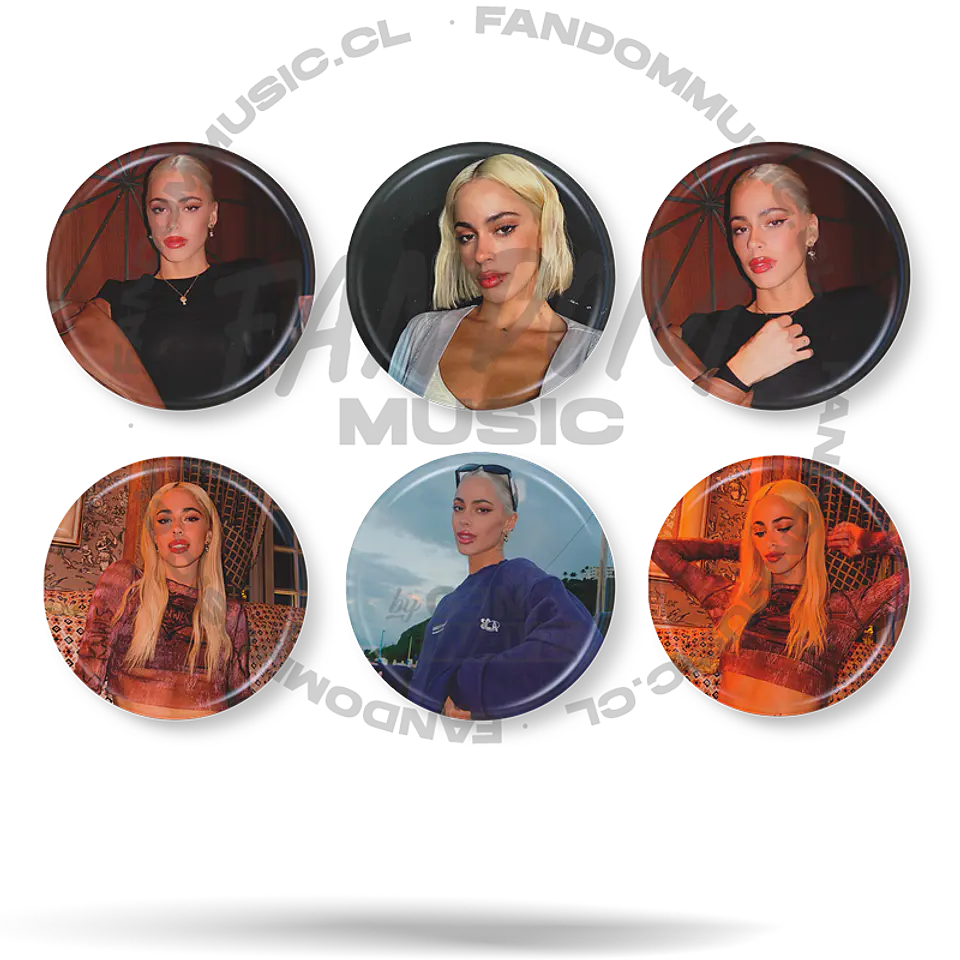 Tini · Set 02de 6 Chapitas 1