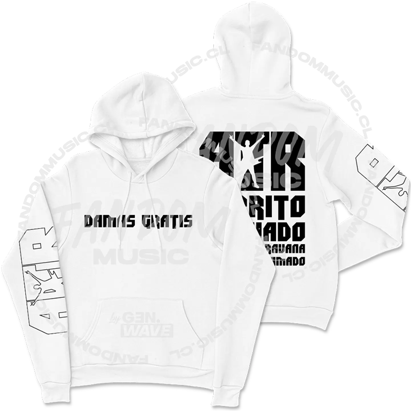 Damas Gratis · Perrito Malvado Hoodie 3