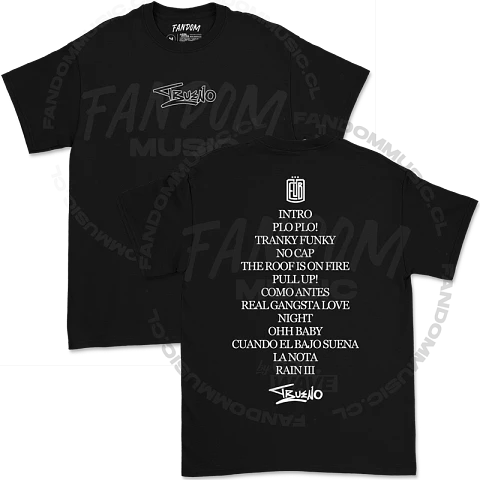 Trueno · EUB Tracklist Black Polera