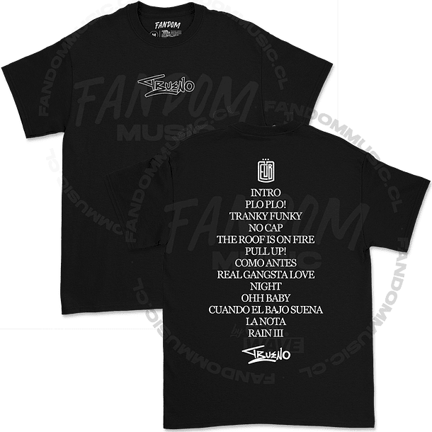 Trueno · EUB Tracklist Black Polera 1