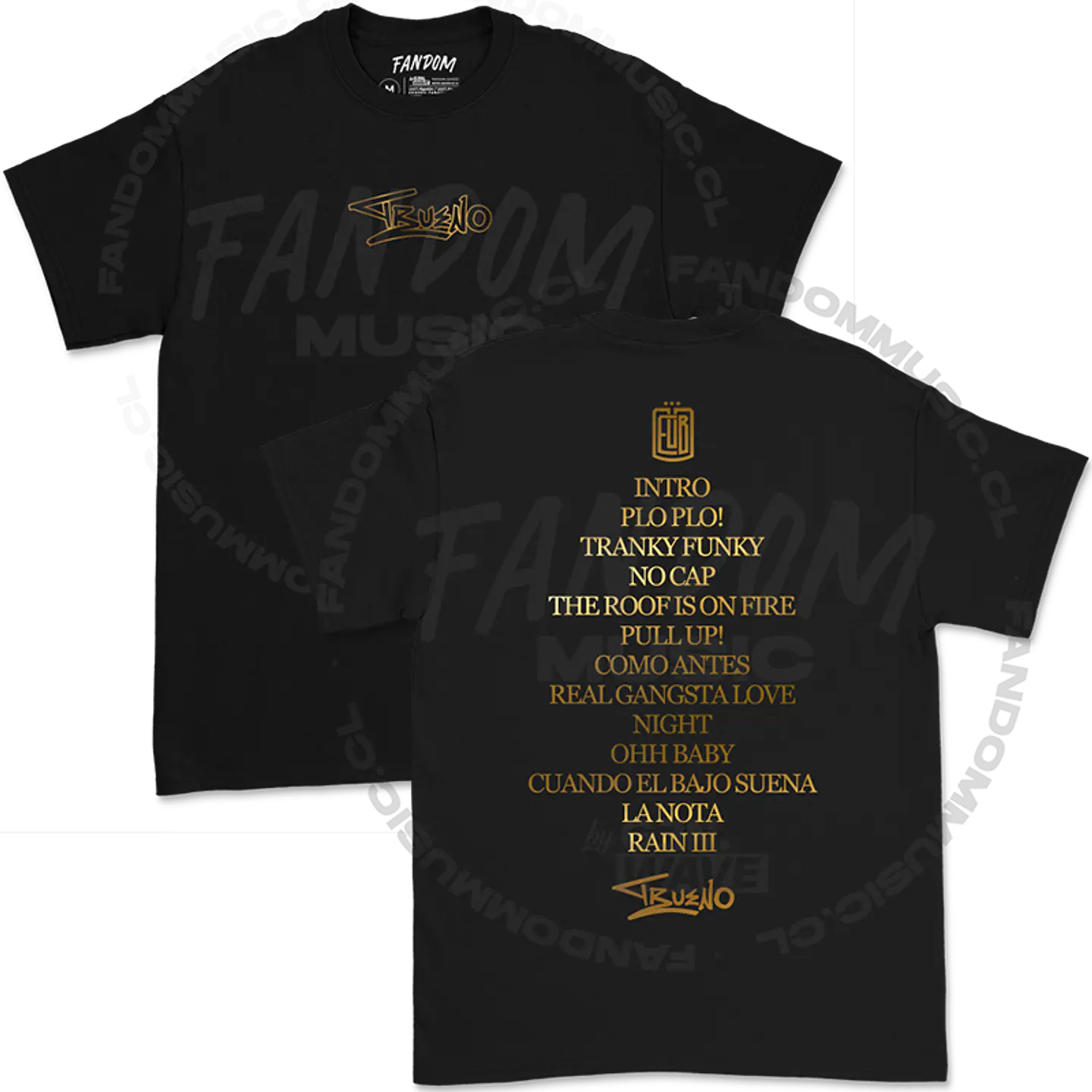 Trueno · EUB Tracklist Black Polera 2