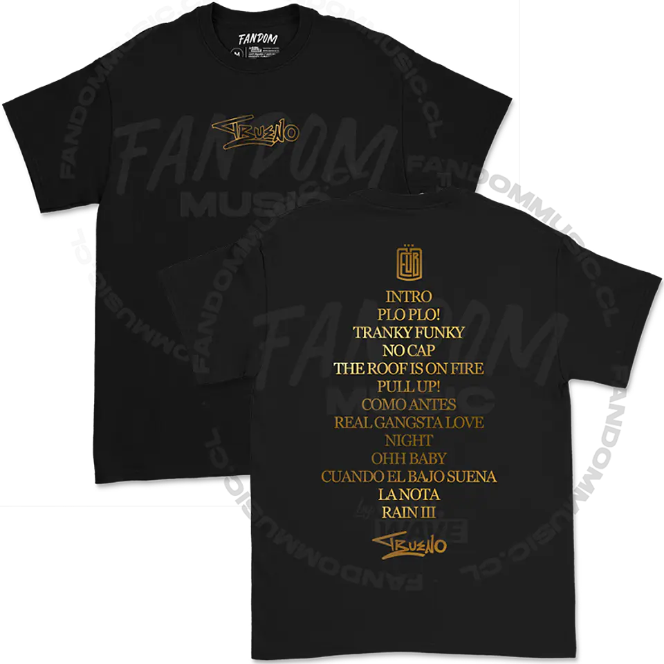 Trueno · EUB Tracklist Black Polera 2