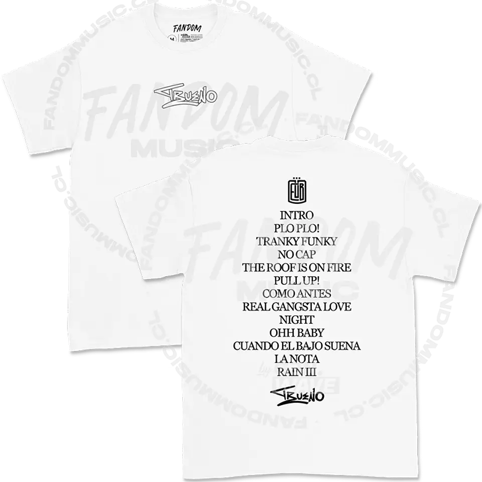 Trueno · EUB Tracklist White Polera 1