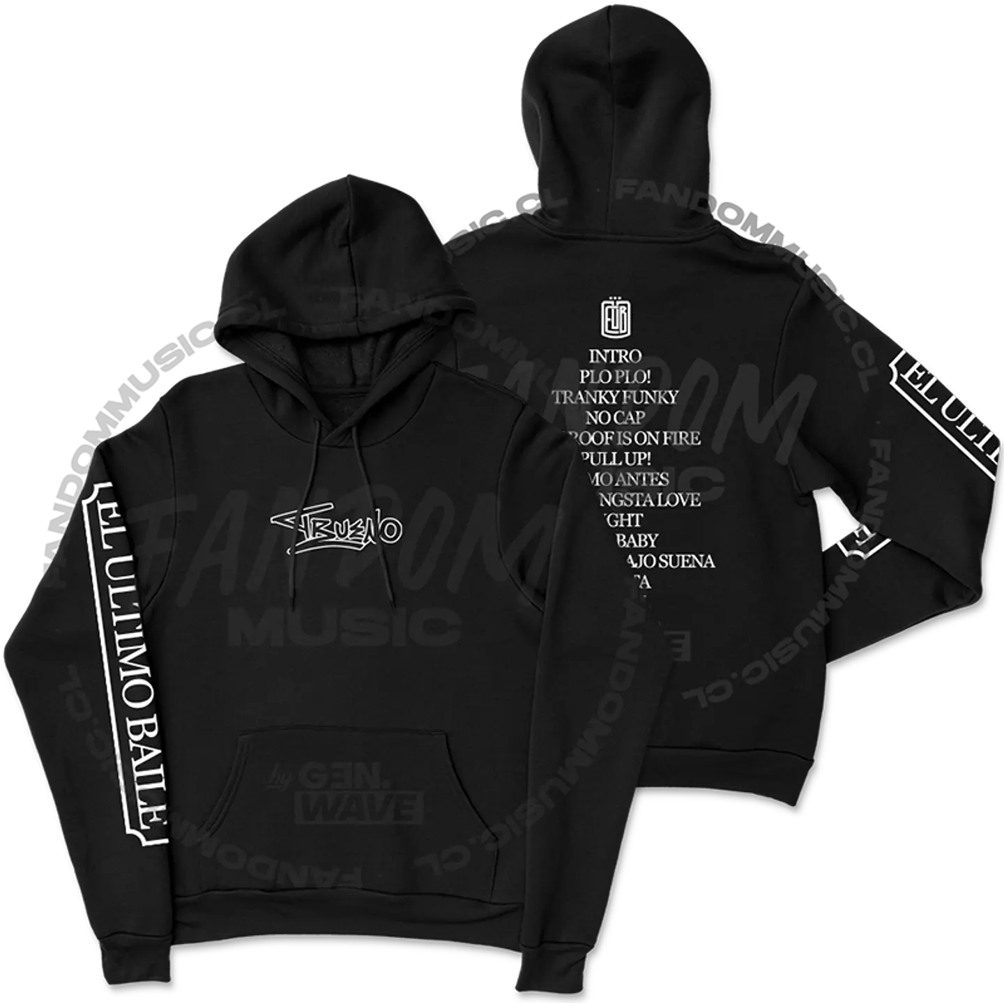 Trueno · E.U.B Tracklist Hoodie 1