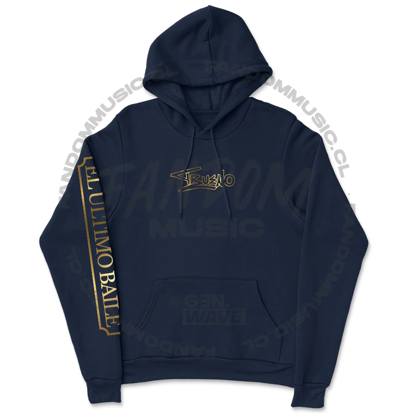 Trueno · E.U.B Tracklist Gold Hoodie 4