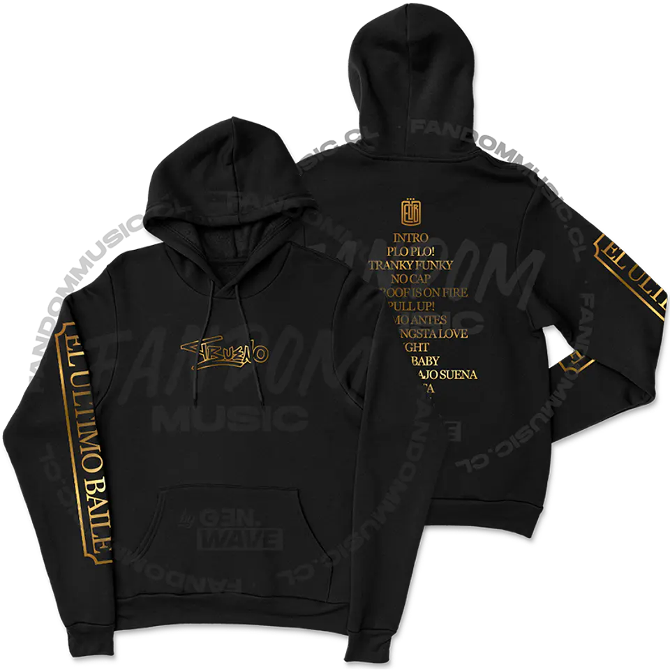 Trueno · E.U.B Tracklist Gold Hoodie 3