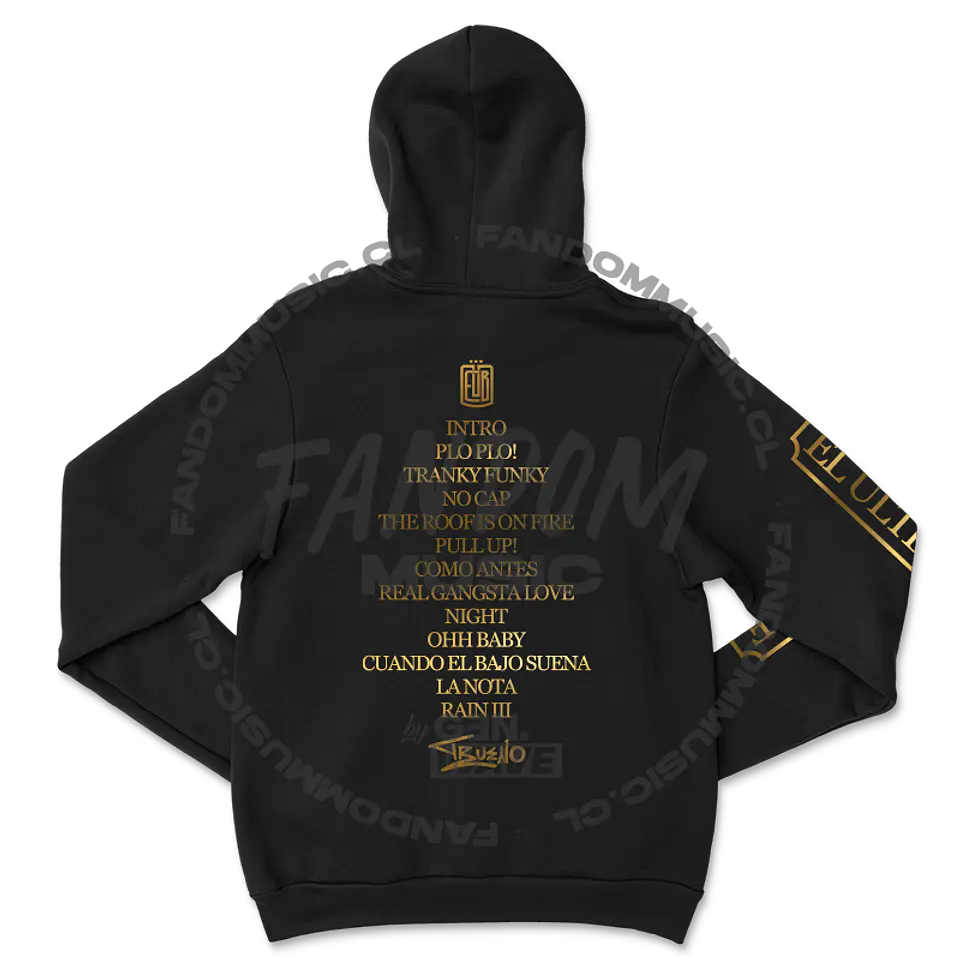 Trueno · E.U.B Tracklist Gold Hoodie 9