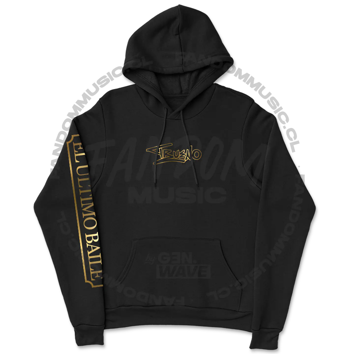 Trueno · E.U.B Tracklist Gold Hoodie 8