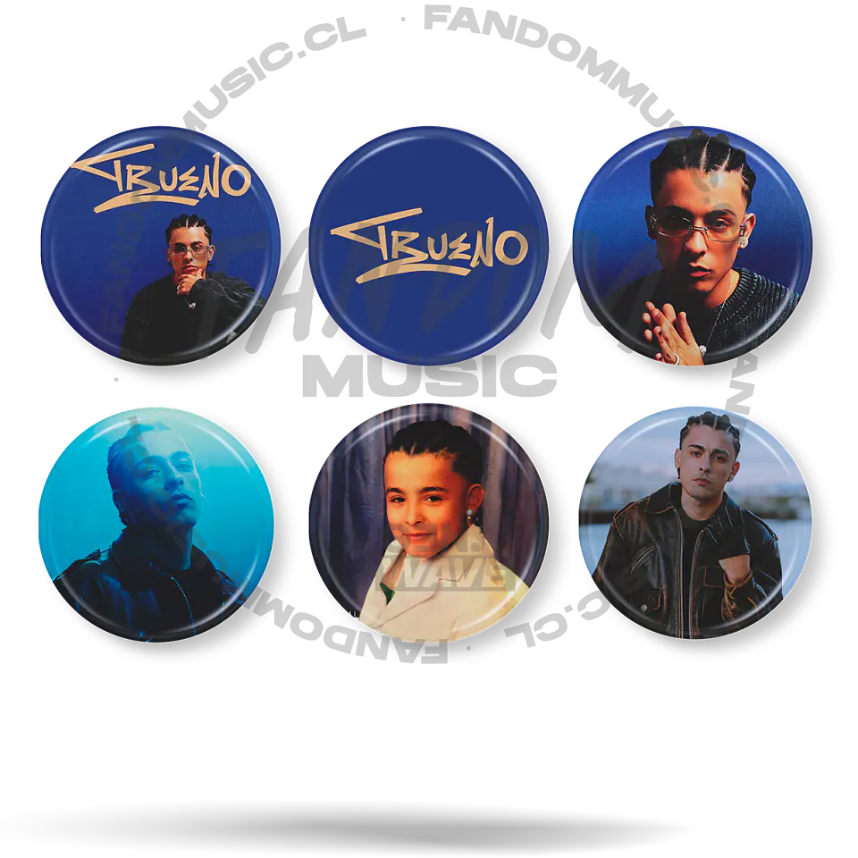 Trueno · Set 01 de 6 Chapitas 1