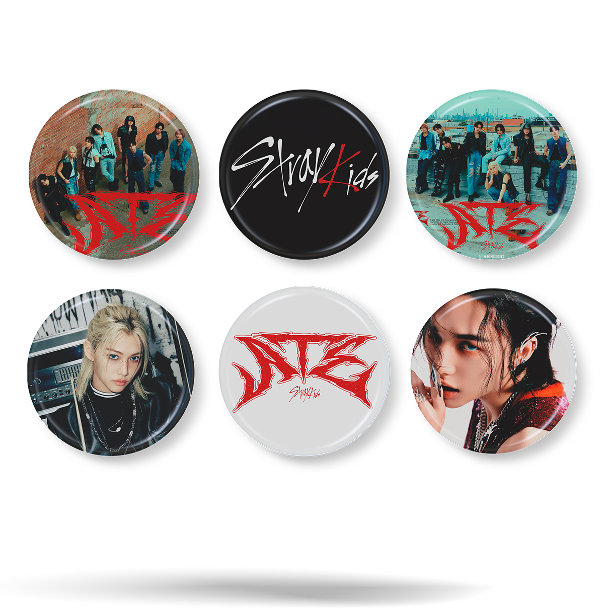 Stray Kids · Set 01 de 6 Chapitas
