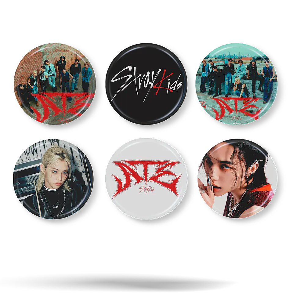 Stray Kids · Set 01 de 6 Chapitas 1