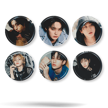 Stray Kids · Set 02 de 6 Chapitas