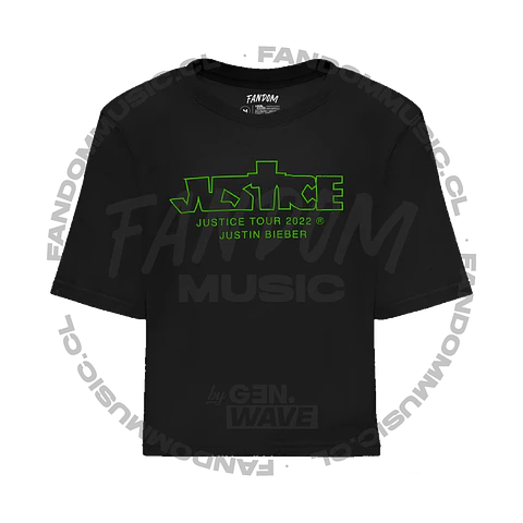 Justin Bieber · Justice Line Polera Top - Liquidación