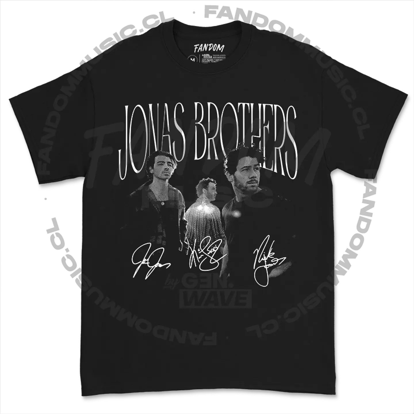 Jonas Brothers · JB Sing Negra Polera - Liquidación 1