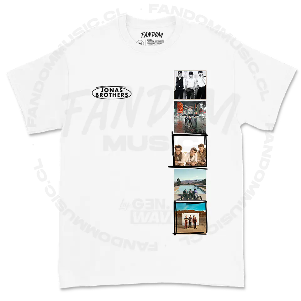 Jonas Brothers · 5 Albums Polera - Liquidación 1